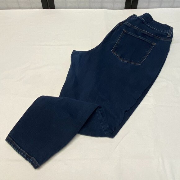 Maurices High Rise Skinny Stretch Jeans Jeggings 22W Short Medium Wash Denim - Picture 9 of 12